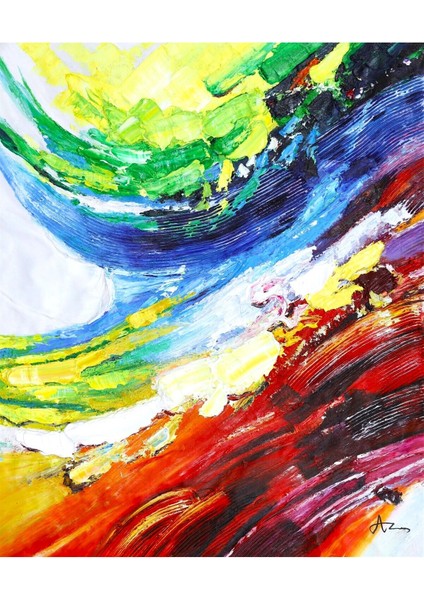 Yağlı Boya Tablo %100 El Yapımı 84CMX100CM Soyut Dokulu fiyatları