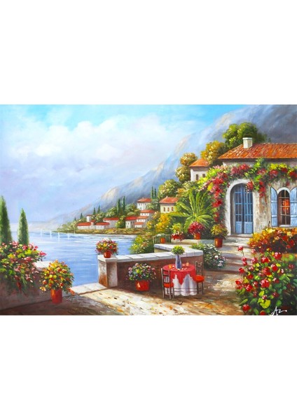 Yağlı Boya Tablo %100 El Yapımı 105CMX75CM Manzara Deniz fiyatları