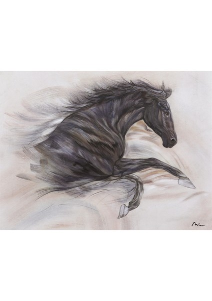 Yağlı Boya Tablo El Yapımı 75CMX94CM At Soyut fiyatları