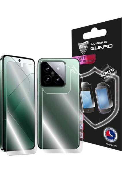 Xiaomi 14 Için Ipg Hydrogel Tam Kaplama (Ekran ve Arka Koruma)