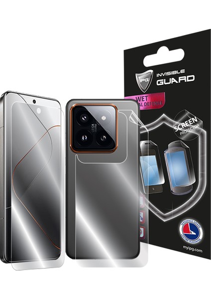 Xiaomi 14 Pro Için Ipg Hydrogel Tam Kaplama (Ekran ve Arka Koruma)