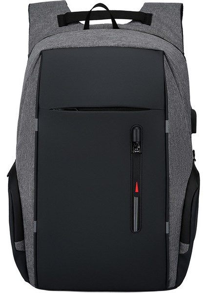 Laptop Çantası Çok Fonksiyonlu USB Büyük Kapasiteli Sırt Çantası (Yurt Dışından)