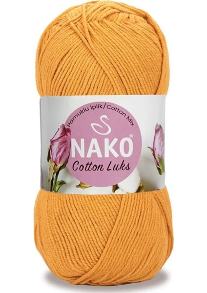 Cotton Lüks 97553 Koyu Sarı Örgü Ipi