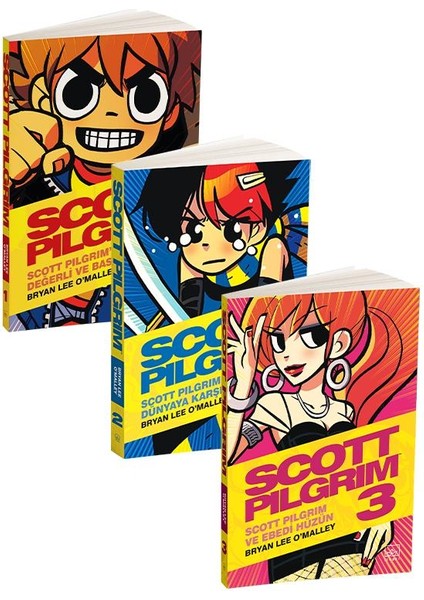 Scott Pilgrim 1-2 -3 Kitap Takım - Bryan Lee O’Malley