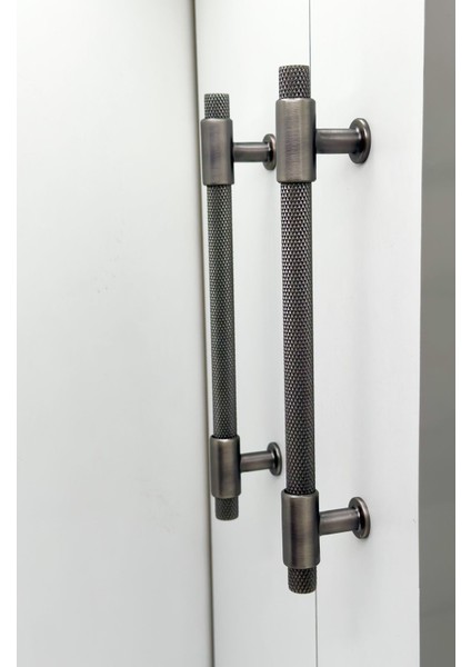 Handles Kulp Mobilya Dolap Mutfak Çekmece Kulpu 158 Mat Skoç Füme 192 mm ( 19,2 cm ) 5 Adet modelleri