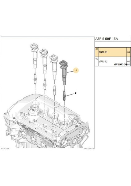 Bobin 208 308 3008 Tepe EP6C (GN1057212B1-597091)