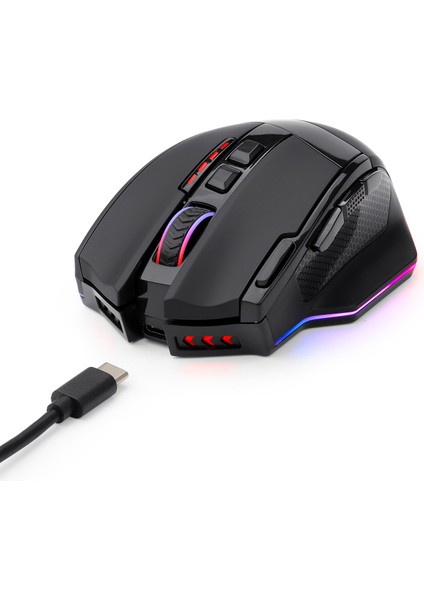 M801P-RGB 16000DPI 9 Tuş Kablosuz Oyuncu Mouse