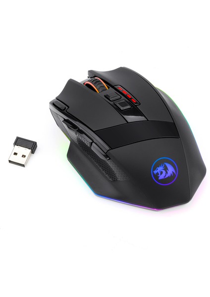 M801P-RGB 16000DPI 9 Tuş Kablosuz Oyuncu Mouse