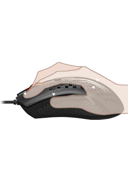 M808-N 12400DPI 7 Tuş 60GR Kablolu Oyuncu Mouse