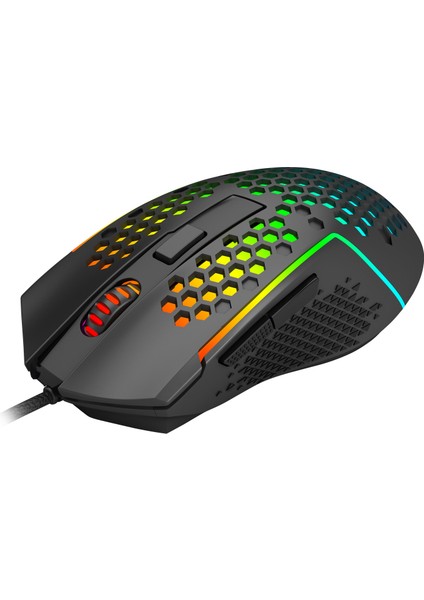 M987-K Rgb 12400DPI 7 Tuş 55GR Kablolu Oyuncu Mouse