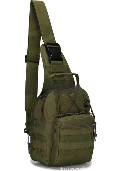 Kanvas Kamuflaj Spor Omuz Crossbody Outdoor Çanta (Yurt Dışından)