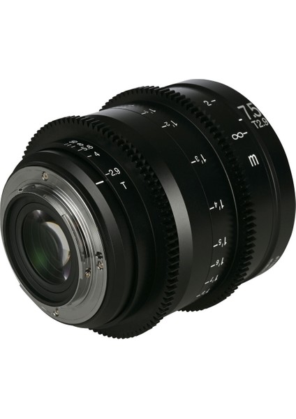 7.5mm T/2.9 Zero-D S35 Cine Lens (Fujı X)