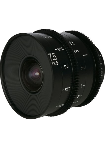 7.5mm T/2.9 Zero-D S35 Cine Lens (Fujı X)