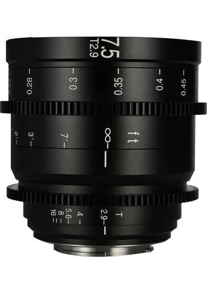 7.5mm T/2.9 Zero-D S35 Cine Lens (Fujı X)