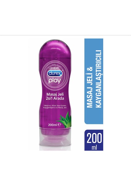 Play & Masaj Jeli Aloe Vera 200 Ml.