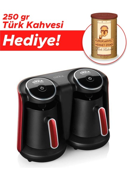 OK006-N Okka Minio Duo Türk Kahvesi Makinesi - Nar