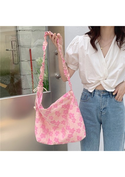 Crossbody Çanta Kızlar Pilili Omuz Askılı Omuz Çantası (Yurt Dışından)