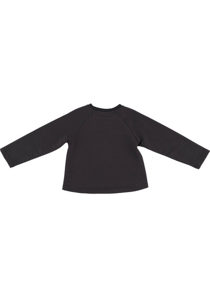 Kız Çocuk Yıldız Nakış Detaylı Sweatshirt