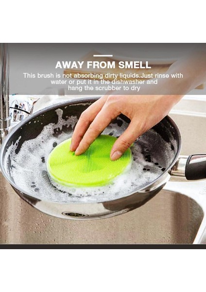 3 Adet Sarı 6/3 Adet Mutfak Temizleme Fırçası Silikon Bulaşık Yıkama Fırçası Meyve Sebze Temizleme Fırçaları Pot Tava Sünger Ovma Pedleri Masa Mat (Yurt Dışından) fiyatları
