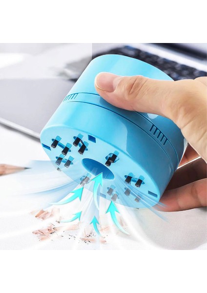 Mavi Taşınabilir Mini Masaüstü Elektrikli Süpürge Masası Toz Klavye Bilgisayar Enstrüman Süpürgesi Ev Ofis Ev Temizlik Malzemeleri (Yurt Dışından) fiyatları