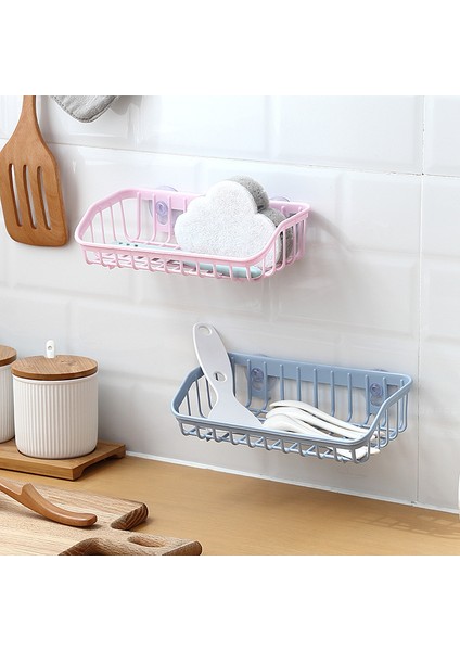 Sarı Yeni Raf Banyo Yapışkanlı Depolama Drenaj Raf Kanca Mutfak Ev Aksesuarları Sofra ve Sıhhi Tesisat Için (Yurt Dışından)