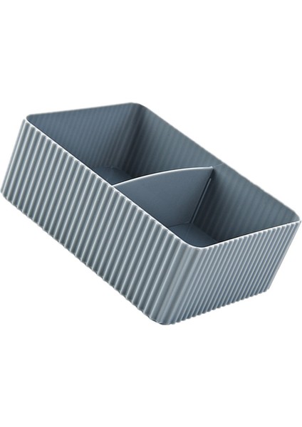 Gri L Plastik Makyaj Saklama Kutusu Banyo Kozmetik Organizatör Masaüstü Makyaj Takı Saklama Kutusu Çeşitli Eşyalar Masa Dolabı Konteyner (Yurt Dışından)