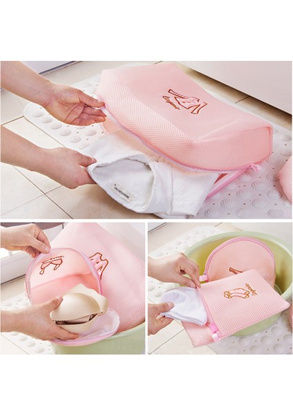 Stil 5 Yenı Fermuarlı Örgü Çamaşır Yıkama Torbası Katlanabilir Narin Lingerie Sütyen Çorap Iç Çamaşır Makinesi Giysi Koruma Ağı (Yurt Dışından) fiyatları