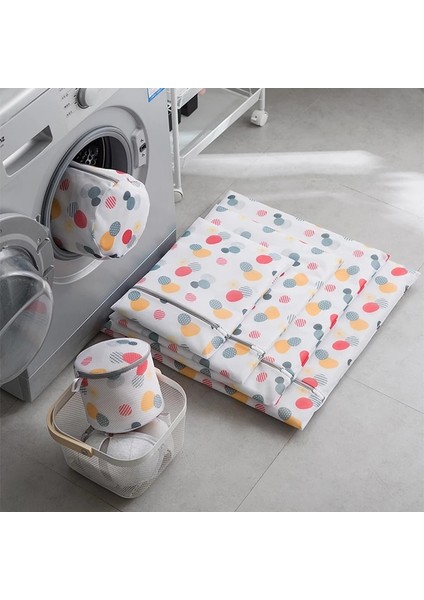 Sütyen Stili 18X15 cm Örgü Yıkama Torbaları Ev Yıkama Torbası Iç Çamaşır Sütyen Çorap Çamaşır Organizatör Sepeti Kirli Giysiler Çamaşır Makinesi Kesesi Net Çanta (Yurt Dışından)