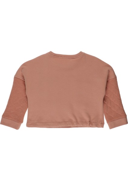 Kız Çocuk Çift Cep Detaylı Sweatshirt