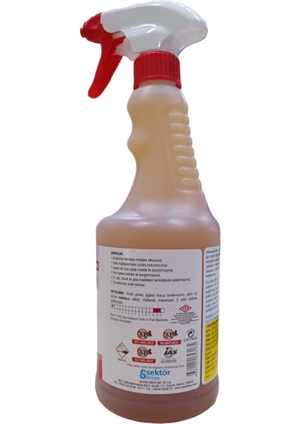 Pro Hijyen Nano Vıp Dp-9 Fırın, Grill, Ağır Yağ Temizleyici,yağçöz + Diversey Clonet W41 750 ml