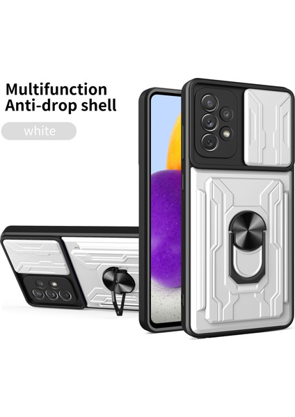 Samsung Galaxy A53 Için Zil Standı ve Kart Yuvalı Darbeye Dayanıklı Telefon Kılıfı (Yurt Dışından)