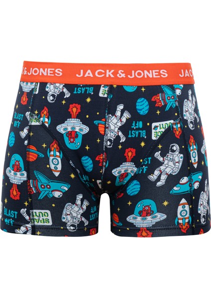 Jack & Jones Uzay Desenli Tekli Boxer - Spaceship