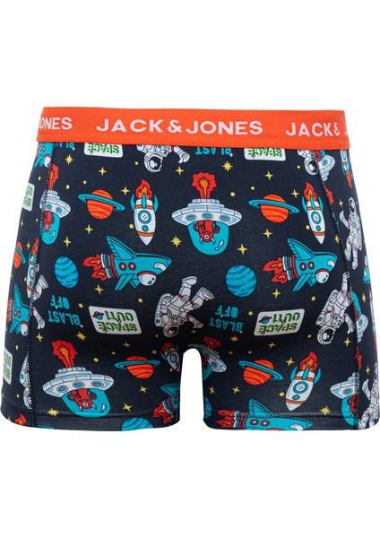 Jack & Jones Uzay Desenli Tekli Boxer - Spaceship