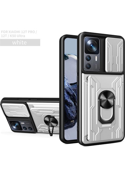 Xiaomi Mi 12T Için Zil Standı ve Kart Yuvalı Darbeye Dayanıklı Telefon Kılıfı (Yurt Dışından)
