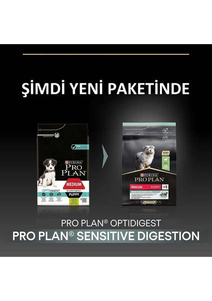 Proplan Sensetive Orta Irk Yavru Köpek Maması 12 kg Medium Puppy Lamb - Marspet