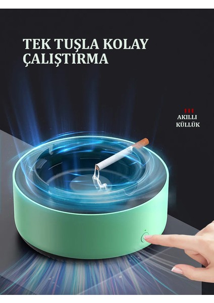 Akıllı Küllük - Dumana Içine Çeken Oto Araç Küllüğü - Pratik Hava Temizleyici Akıllı Kül Tablası modelleri