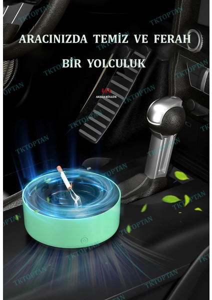 Akıllı Küllük - Dumana Içine Çeken Oto Araç Küllüğü - Pratik Hava Temizleyici Akıllı Kül Tablası fırsatları
