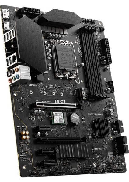 MB PRO Z790-S WIFI INTEL Z790 LGA1700 DDR5 6600(OC) 2XM2 4XSATA HDMI DP WIFI 6E 2.5Gbps LAN ATX