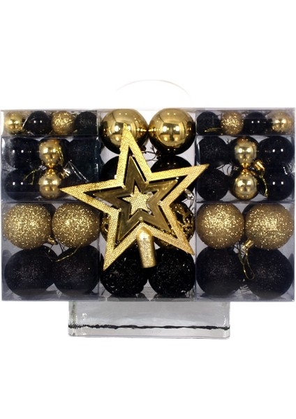 101 Adet 3-6cm Içi Boş Noel Topu (Yurt Dışından)
