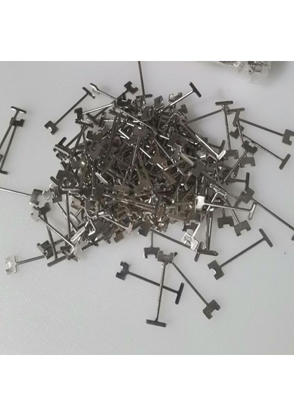 Döşeme Duvar Karosu Tesviye Sistemi 1.5mm Mpj Için 100 Adet Yedek Çelik Iğneler (Yurt Dışından)