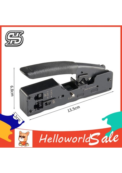 Helloworld Tel Pense Basınç Arayüzü Internet Tel Crimper Kablo Pensesi (Yurt Dışından) fiyatları