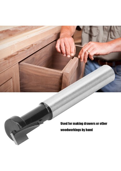 Ağaç Işleme Freze Kesici 1/4 Sap Sert Alaşım 6 x 5/6 Anahtar Deliği Bıçak Ucu (Yurt Dışından)