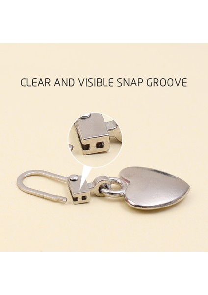 4 Adet Evrensel Fermuar Kolu Fermuar Kaydırıcı Elcikler Aşk Şekli Ayrılabilir Fermuar Parçaları Dıy Dikiş El Sanatları Tamir Kiti Değiştirme (Yurt Dışından) indirimleri