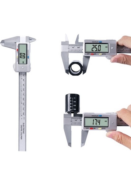 Elektronik Dijital Sürmeli Kumpas 0-150MM Elektronik Sürmeli Kumpaslar Crometer Ölçme Araçları (Yurt Dışından)
