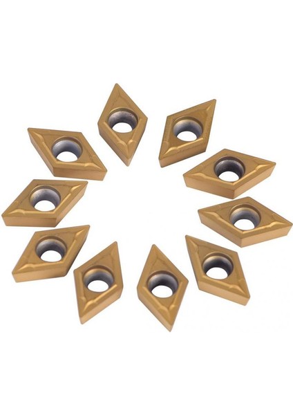 10 Adet Elmas Cnc Karbür Ipuçları Ekler Bıçak Kesici Torna Torna Aracı + Mavi Kutu (Yurt Dışından) modelleri