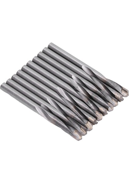 10 Adet Çelik Matkap Ucu 6 mm Düz Şaft Elektrikli Alet Büküm Delme (Yurt Dışından)
