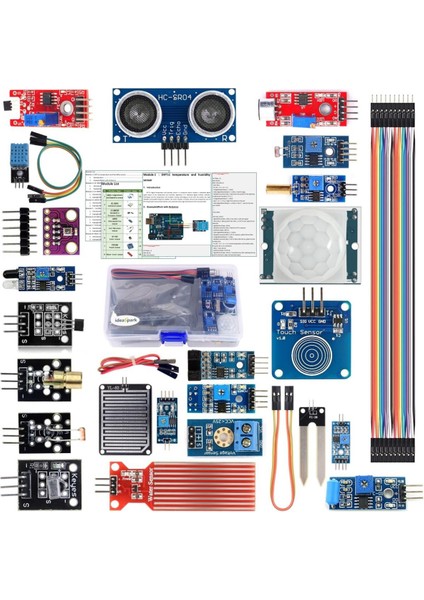 Arduino Sensör Ahududu Için 22'si 1 Arada Sensör Modülü Kitleri R3'e Uygun Set Özellikleri:kutulu (Yurt Dışından)
