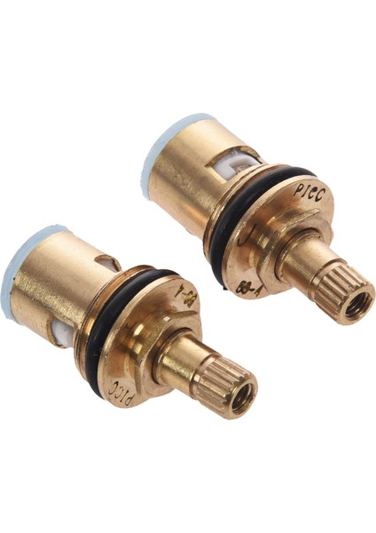 2 Adet 1/2 Inç 20 Diş Seramik Musluk Kartuşu Disk Çeyrek Dönüşlü Vana Değiştirme Sıcak Soğuk (Yurt Dışından) indirimleri