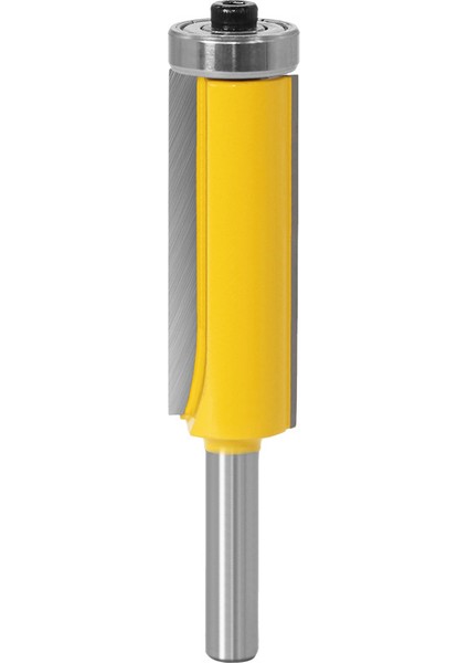 1/2 Adet 8mm Shank Gömme Trim Desen Yönlendirici Bit Freze Kesici Ağaç Işleme Aracı (Yurt Dışından)
