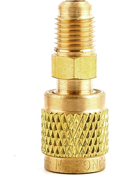 Adaptör Kablosu Hortum Konnektörü R22 R134A - R32 R410A Boyutu 1/4 Inç - 5/16 Inç Klima Florür Tüp Adaptörü (Yurt Dışından)